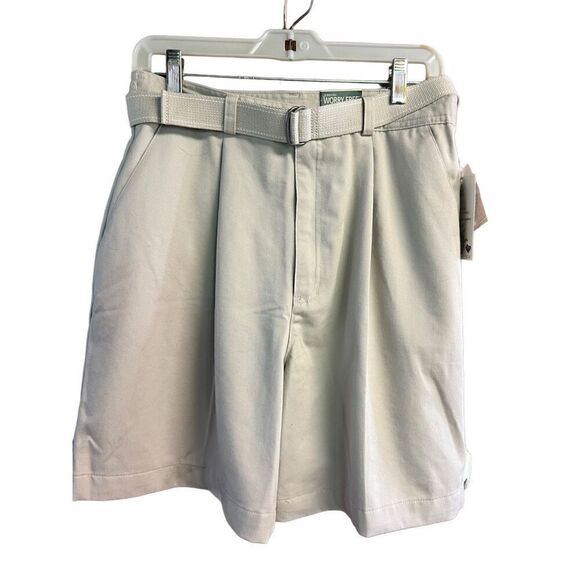 St. John's Bay Pants - St John’s Bay Belted Khaki Shorts Sz 12 NWT